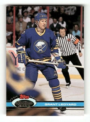 1991-92 Stadium Club Hockey 169 Grant Ledyard BXCP14 - Image 1 of 2