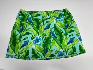 TOMMY BAHAMA Freeport Green & Blue Golf Tennis Pickleball Knit Skort - Picture 1 of 9