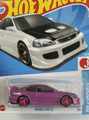 Hot Wheels Honda Civic SI - CUSTOM Color and Wheel Swap - Image 1 of 4
