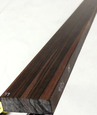 Macassar ebony wood lumber 2.9x35.75x.98" EM59 - Image 1 of 3