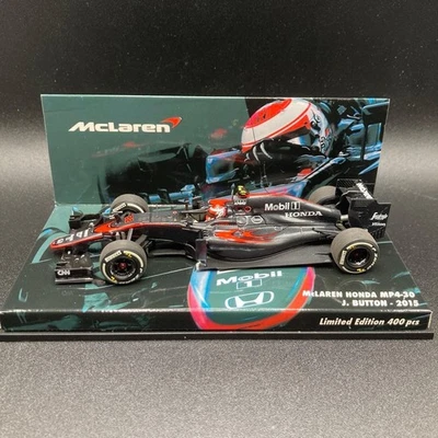 Pulsante Minichamps McLaren Honda MP4-30 Jenson 2015 1/43 Limited 400 pezzi - Immagine 1 di 4
