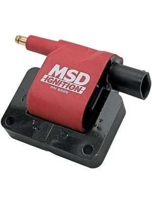 MSD Ignition Coil Blaster E-Core Square Epoxy Red 40000 V (MSD-8228) (8228) - Image 1 of 4