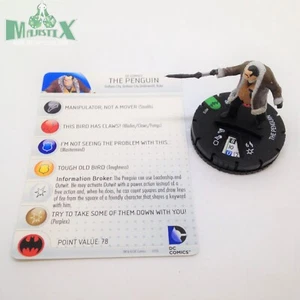 Heroclix Batman: Arkham Origins set El Pingüino #013 ¡Figura poco común con tarjeta! - Imagen 1 de 1