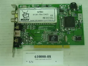 610000-08 IBM Corporation Hauppauge WinTV-61381 PCI RevD423 Tunerkarte 610000-08 - Bild 1 von 1