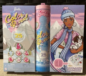 BNIB Barbie Color Reveal 2021 Advent Calendar 25 Surprises & Color Reveal Doll - Picture 1 of 12