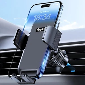 Blukar Car Phone Holder, Air Vent Car Phone Mount Cradle for 360° Rotation - Picture 1 of 8