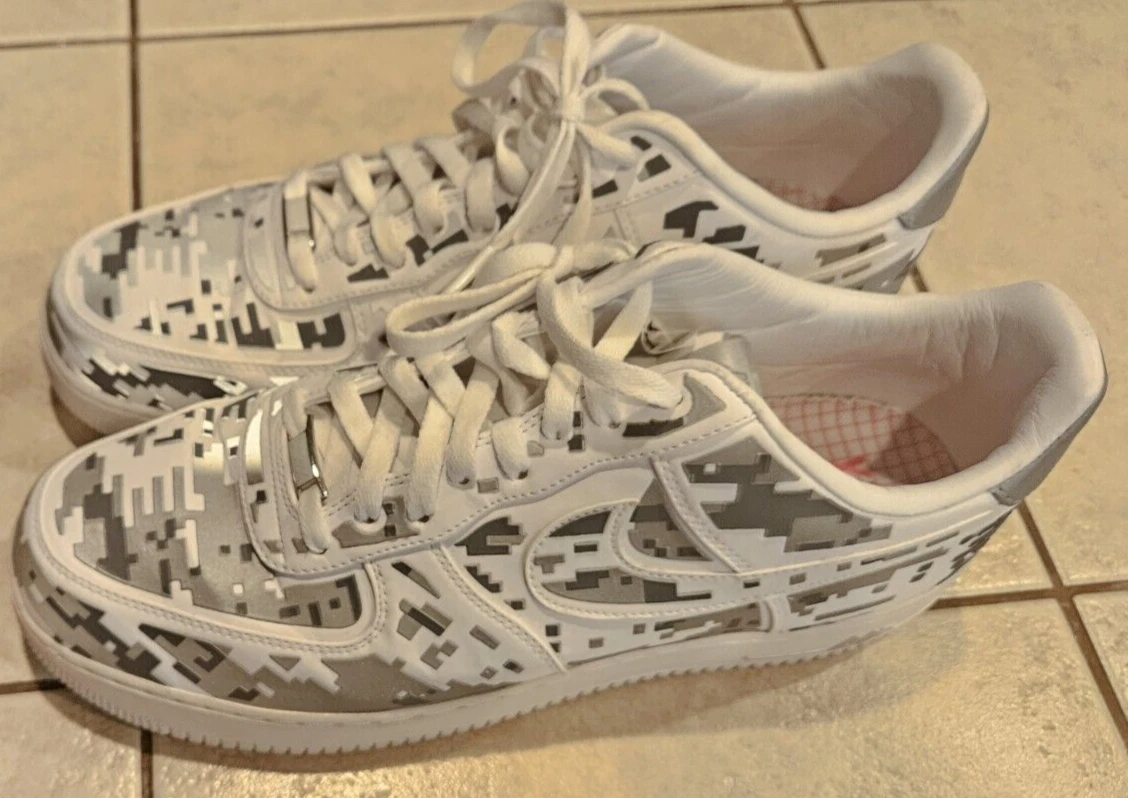 Nike Air Force 1 Premium 08 Qs Low White | eBay