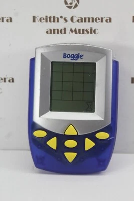 Boggle Electronic Hand Held 3 Minute Word Search Game Hasbro 2002 Play Tested - Image 1 of 4
