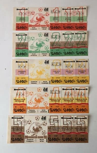ABSOLUTE RARITÄT FUSSBALL WM 1983 KOMPLETTER SATZ TICKETS UND ZUGANGSKARTEN - Bild 1 von 3