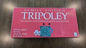 Tripoley Family Edition Deluxe Vintage Board Game Cadaco No. 225 - Picture 1 of 5