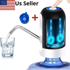Portable USB Water Dispenser Pump for 2-5 Gallon Bottles – Easy to Use, Recharge - Picture 1 of 13