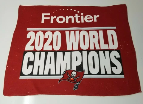 Tampa Bay Buccaneers Flag Support Rally Towel 2020 World Champions Imperfect Cover