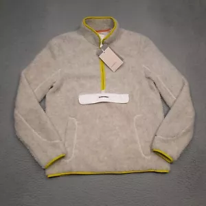 Icebreaker Men's Large RealFleece Sherpa Pullover Anorak Jacket High Pile Wool - Picture 1 of 12