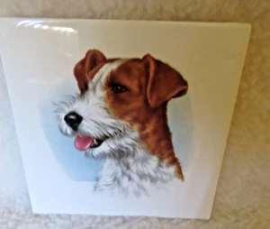 Dekorative Keramikfliese Untersetzer Terrier Hund Made in England - Bild 1 von 4