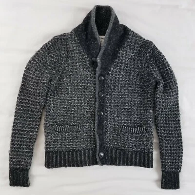 Cárdigan para niño Rag & Bone Neiman Marcus Target talla mediana negro gris mezcla de lana Foto 1 de 4