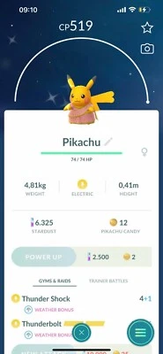 Shiny Pikachu wearing a saree costume - TRADE - Registered Shiny Pikachu require
