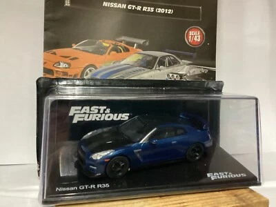 NISSAN GT-R R35 2012    Fast&Furious  1/43 DeAgostini die-cast - Immagine 1 di 4