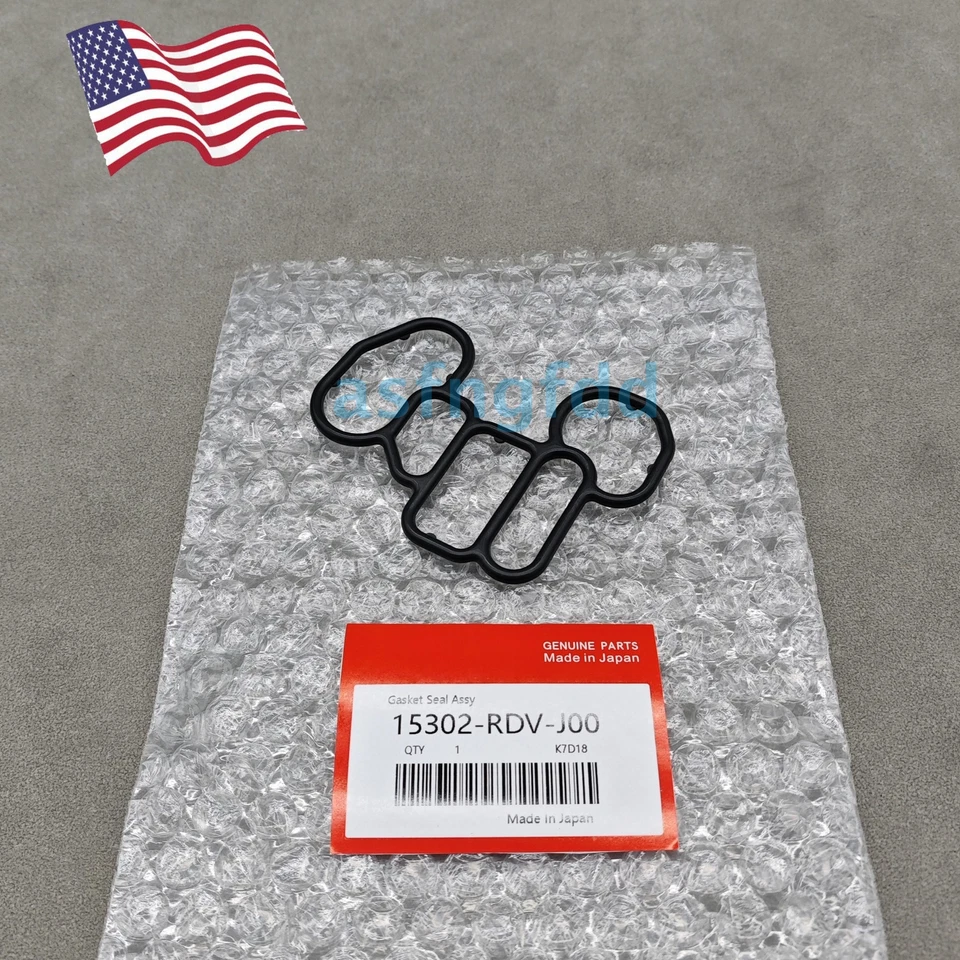 NEW Oil Filter Base Housing Gasket For 2005-2017 Honda Odyssey 15302-RDV-J00 US - Image 1 of 4