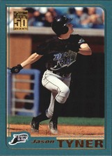 2001 Topps Tampa Bay Devil Rays Baseball Card #629 Jason Tyner