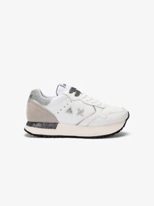 SUN68 SNEAKERS SCARPE DONNA KELLY LEATHER - BIANCO Z33221 COLORE 01