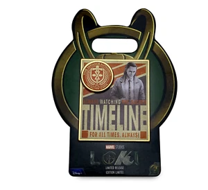 Disney Marvel's Loki Timeline Pin Limited Release New with Card - Picture 1 of 1