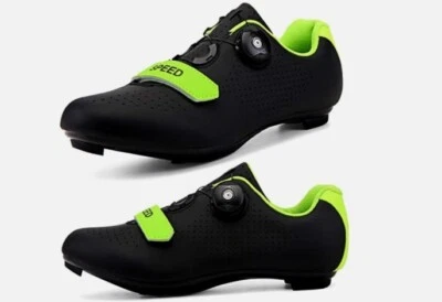Bicycle Shoes Cycling Sneakers Mountain Road Bike with Cleat Kit and Storage Bag - Image 1 of 4