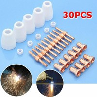 3 x Plasma Cutting Consumables Tip Nozzle Electrode f// CUT100 LGK80