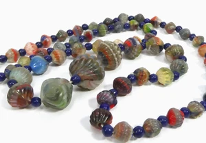 Cadena de cristal de Murano Italia Mellifiori siglo XIX - Imagen 1 de 12