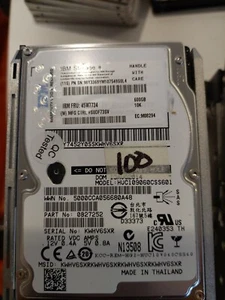 HGST HUC109060CSS601 600GB 10K 2.5" SAS HDD Hard Drive dell HP supermicro IBM - Picture 1 of 2