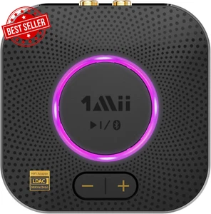 B06S+ LDAC Bluetooth 5.2 Receiver, Hi-Fi Audio Adapter, Aptx HD, RCA/3.5mm - Picture 1 of 12