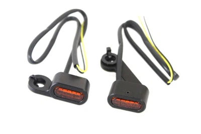 Juego de intermitentes LED negros Harley para XL 2004-2018, Foto 1 de 4