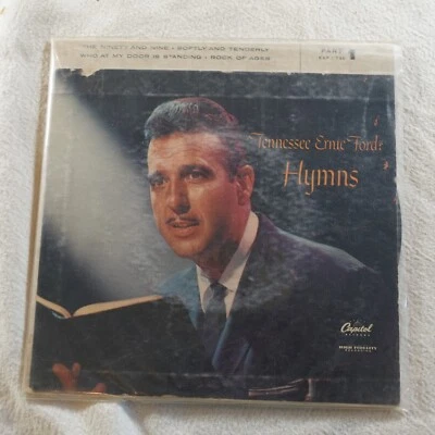 Tennessee Ernie Ford Hymns Capitol 756 Record Album Vinyl LP - Image 1 of 2
