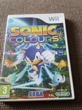 Sonic Colours Nintendo Wii Game Complete with Manual Sega /  Hedgehog