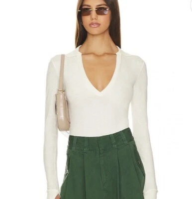 NUEVO CON ETIQUETAS🔖 FREE PEOPLE Intimately Do It Right Body Cuello Marfil Para Mujer M Foto 1 de 4