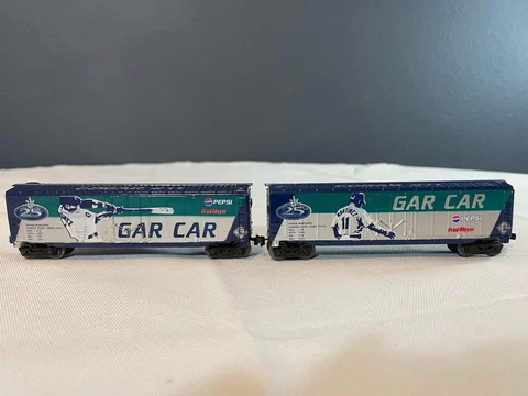 Seattle Mariners Diecast Train Gar Car Edgar Martinez 2001 Pepsi Fred Meyer Vtg Cover