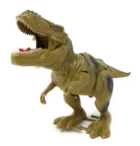 Dino Spielzeug elektrisch T-Rex Bewegung Ton Sound Geräusch dunkelgrün Kinder - Bild 1 von 7