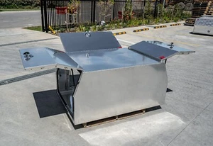 1775 x 1200 x 850mm Aluminium Canopy Tool Box Dual Cab Ute Truck Trailer Toolbox - Picture 1 of 10