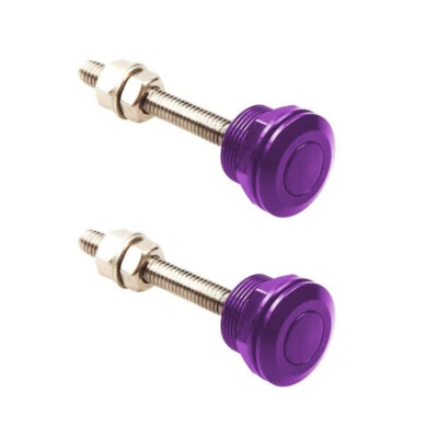 2* Kit de clip de bloqueo de pasador de capó con botón pulsador 22 mm pestillo de parachoques de liberación rápida para automóvil Foto 1 de 4