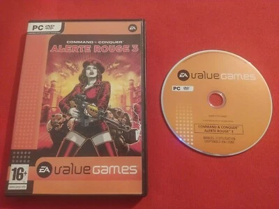Command & Conquer Alarmstufe Rot 3 PC Dvd-Rom En Schachtel Pal FR - Bild 1 von 2