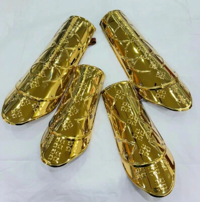 Armadura de perna grega romana, armadura de braçadeira, armadura Larp, armadura de fantasia armadura cosplay, - Imagem 1 de 4