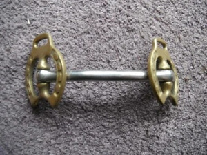 3 1/2" horse shoe stallion bit brass and stainless steel used - Picture 1 of 2