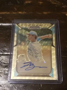 2019 Panini Prizm Auto 1/5 Tyler Baum RC Gold Vinyl Superfractor Athletics (1) - Picture 1 of 3