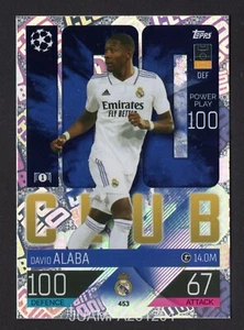 DAVID ALABA #453 REAL MADRID 2022/23 CROMO UEFA MATCH ATTAX 22/23 TOPPS - Picture 1 of 2