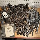 Large Lot Of Used Mixed Tools, Ratchets, Sockets, Taps, Wrenches, Dado, Locks