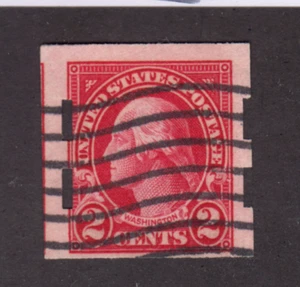 US STAMPS SCOTT # 577 WASHINGTON 1912 SCHERMACK TYPE III H1802 A - Picture 1 of 2
