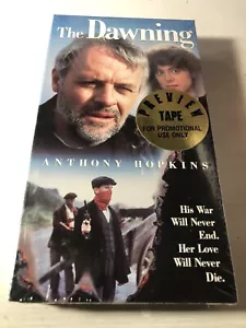 The Dawning (1988) VHS NEW Drama Thriller Anthony Hopkins Screener Copy - Picture 1 of 3