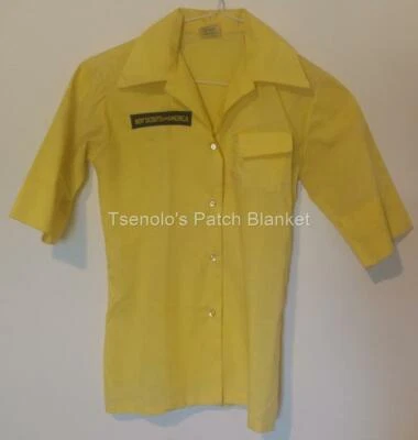 Cub Scout BSA Vintage Uniform Blouse Size Ladies Medium SS FREE SHIP 038 - Image 1 of 4