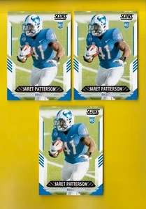 2021 Score 321 Jaret Patterson RC 3 Card Lot Texans Rookie RB - Picture 1 of 1