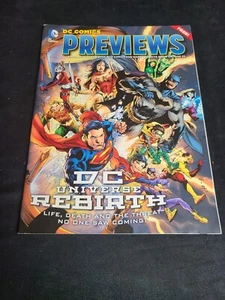 DC Comics Previews - June 2016 - DC Universe Rebirth - Picture 1 of 2