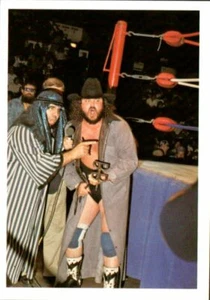 Tarjeta de lucha libre Wonderama NWA 1988 #220 Black Bart - Imagen 1 de 2